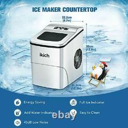 Portable Ice Maker Machine for Countertop, Ice Cubes Ready in 6 Mins, Make 26 l