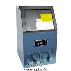 Professional 88-110Lbs/24H Commercial Ice Maker Ice Cube Making Machine CA Stock