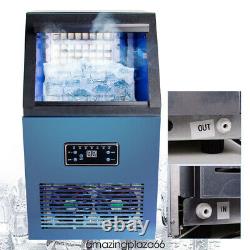 Professional 88-110Lbs/24H Commercial Ice Maker Ice Cube Making Machine CA Stock