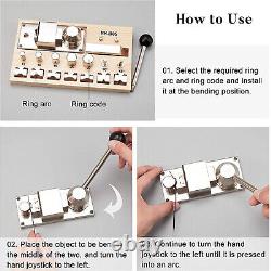 Ring Bending Machine, 6 Sizes Jewelry Ring Bender Maker Tool Set Jewelry Making