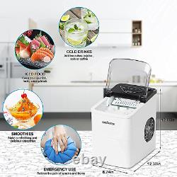 Signstek Ice Maker Machine Self-Cleaning, Countertop Portable, Quick Ice Making, 9