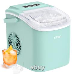 Silonn Ice Maker Machine Countertop Self-Cleaning with Ice Scoop and Basket