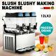 Slush Making Machine 3 Tank Snow Frozen Drink Smoothie Maker Commercial Hq