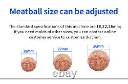 Stainless Steel Automatic Meatball Making Machine Beef Meatball Maker 220V