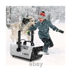 TCFUNDY Snow Machine 600W Snow Making Machine Snowflake Maker for Christmas W