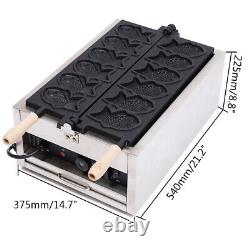 Taiyaki Maker Japanese Fish-Shaped Pancake Ice Cream Waffle Cone Making Machine