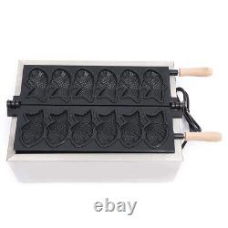 Taiyaki Maker Japanese Fish-Shaped Pancake Ice Cream Waffle Cone Making Machine