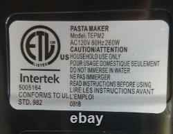 Todd English Vertical Pasta Machine TEPM2, Brand New In Box! Maker making