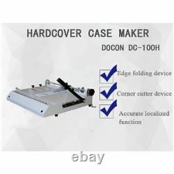 USA Pro A4 Size Hard Cover Case Maker Portable Hardback Hardbound Making Machine