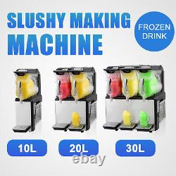 VEVOR Commercial 10L/20L/30L Slush Making Machine Frozen Drink Machine Ice Maker