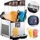 Vevor Commercial 24l Margarita Slush Making Machine Frozen Drink Ice Maker 2tank