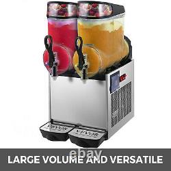 VEVOR Commercial 24L Slush Making Machine 2x12L Frozen Drink Smoothie Ice Maker