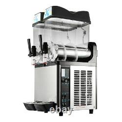 VEVOR Commercial 24L Slush Making Machine Frozen Drink Machine Ice Maker 2 Tanks