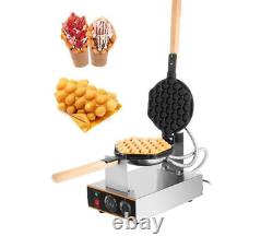 VEVOR EGG BUBBLE ELECTRIC WAFFLE Maker Nonstick Waffle Making Machine Home NEW