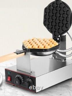 VEVOR EGG BUBBLE ELECTRIC WAFFLE Maker Nonstick Waffle Making Machine Home NEW