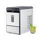 Vevor Nugget Ice Maker Countertop 37lbs/24h Portable Ice Cube Machine Self-clean