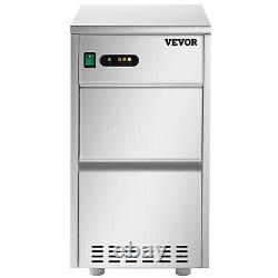 VEVOR Snowflake Ice Maker Commercial Ice Maker Machine 44LBS/24H Crusher 270W