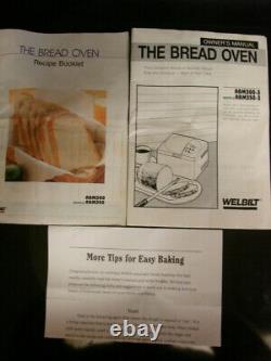 Welbilt ABM 350-3 Bread Maker Making Machine 1 lb Loaf WithManual & Recipe Booklet