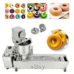 Wide Oil Commercial Automatic Donut Maker Making Machine with 3 Sets Free Mold