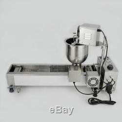 Wide Oil Tank, 3 Sets Free Mold Commercial Automatic Donut Maker Making Machine