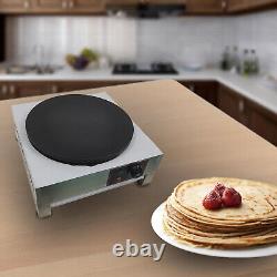 Wixkix 16in Crepe Maker Commercial Electric Automatic Pancake Making Machine