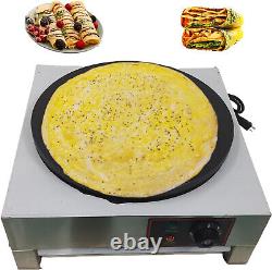 Wixkix 16in Crepe Maker Commercial Electric Automatic Pancake Making Machine