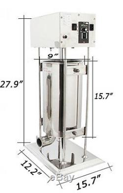 110v / 10l Saucisse Électrique Stuffer Viande De Remplissage Maker Faire Machine Commerciale