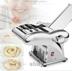 110v 220v Commercial Electric Noodle Maker Pasta Skin Making Machine 2 Couteaux