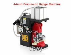 110v Pneumatique Badge Machine Maker Bouton Rond Badge Faire Avec 44mm Moule