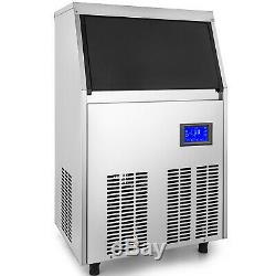 155lbs Ice Maker Commercial Ice Cube Making Machine De 70 KG Micro-ordinateur De Sus