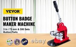 25-75mm Badge Maker Machine Bricolage Bouton Broches De Presse Outil De Fabrication De Presse