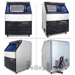 265lbs Ice Maker Ice Cube Making Machine Commercial Auto 120 KG 24h Microordinateur