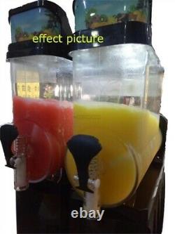 2 Tank Frozen Drink / Slush Making Machine Juice Slushy Smoothie Maker Nouveau Om