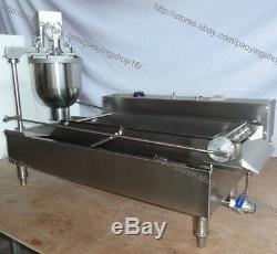 300-1200pcs Heavy Duty Électrique Automatique Donut Donut Making Machine Fryer Maker