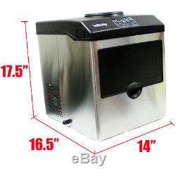 33 Lb / Table Portable Jour Top Ice Maker Machine De Fabrication Pour 5 Gallon Bouteille D'eau