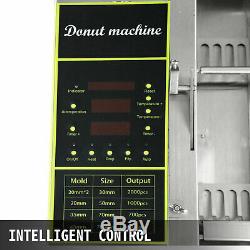 3 Ensembles D'huile Mold Grand Réservoir Maker Automatique Donut Fryer Faire Machine Commerciale