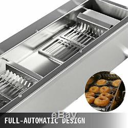 3 Ensembles D'huile Mold Grand Réservoir Maker Automatique Donut Fryer Faire Machine Commerciale
