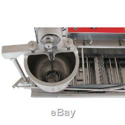 3 Sets Mold Gratuit Maker Commercial Automatique Donut Machine De Fabrication De Grand Réservoir D'huile