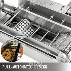 3 Sets Mold Oil Wide Tank Maker Automatique Donut Fryer Making Machine Commercial