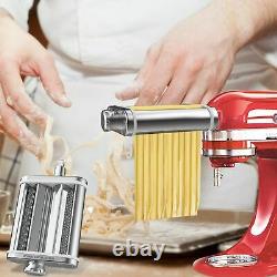 3in1 Pasta Maker Pièces Jointes Spaghetti Noodle Dough Making Roller Presser Machine