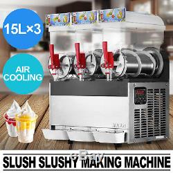 3x15l Commerciale Congelée Boisson Slush Slushy Making Machine Smoothie Machine À Glaçons