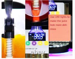 5l Nouveau 2 Réservoir Frozen Drink Slush Slushy Making Machine Juice Smoothie Maker