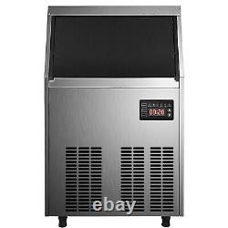 90-100lbs Commercial Ice Maker Ice Cube Making Machine Reservation Fonction Sus