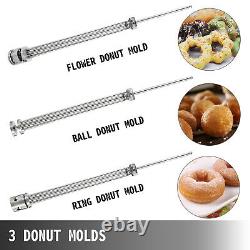 9l Commercial Automatique Donut Maker Boules De Fabrication D'écrous Machine Avec 3 Sets De Moisissure