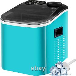 Auto Clear Ice Cube Machine Ice Maker Countertop Portable R134a Indicateur Led