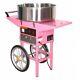 Barbe A Papa Making Machine Panier Rose Cotton Candyfloss Maker Party Commercial