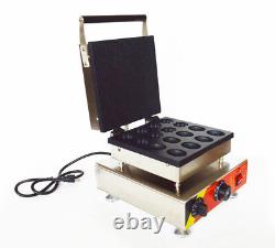 Commercial Antiadhésif Forme De Fleur Électrique Waffle Maker Making Machine 110v
