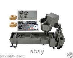 Commercial Automatic Donut Maker Making Machine, Réservoir D’huile Plus Large, 3 Ensembles Moule S