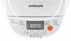 Cookworks Bread Maker Bread Making Machine 13 Programmes Cool Touch