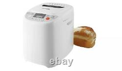 Cookworks Bread Maker Bread Making Machine 13 Programmes Cool Touch 580w Blanc